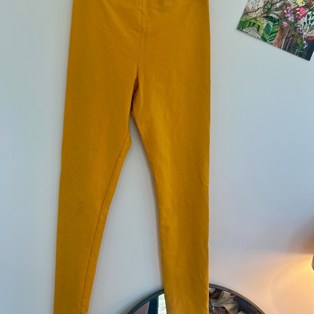 Tea Collection‎ Mustard Yellow Kids Leggings